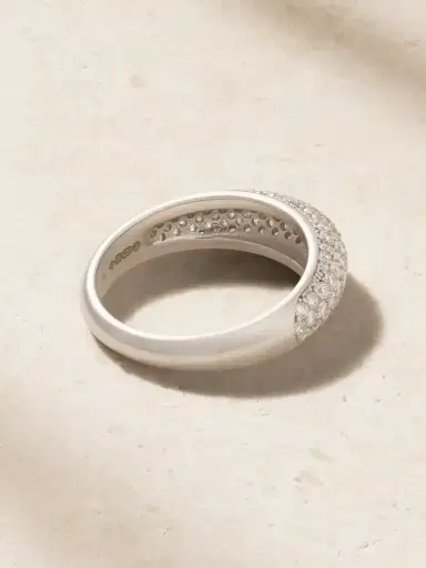 Jennifer Meyer Dome 18-karat White Gold Diamond Ring | Thumbnail 3 Jennifer Meyer Dome 18-karat White Gold Diamond Ring | Thumbnail 3