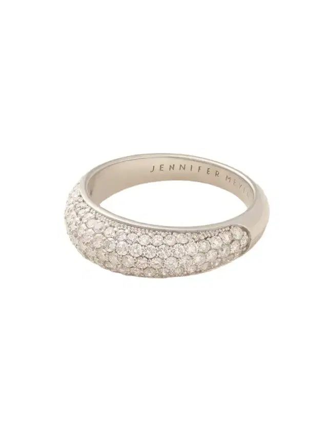 Jennifer Meyer Dome 18-karat White Gold Diamond Ring