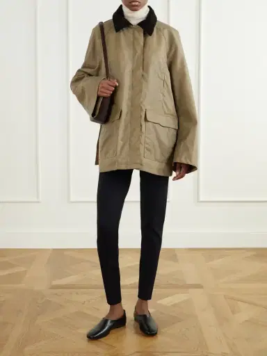TOTEME Country Corduroy-trimmed Organic Cotton-canvas Jacket | Thumbnail 2