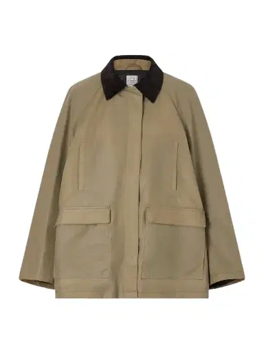 TOTEME Country Corduroy-trimmed Organic Cotton-canvas Jacket | Thumbnail 1