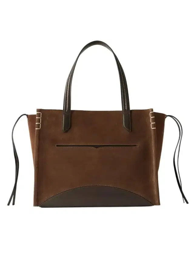 JW Anderson Loafer Cabas Leather-trimmed Suede Tote