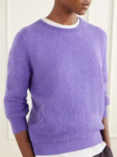 Auralee Suri Alpaca-blend Sweater | Thumbnail 5