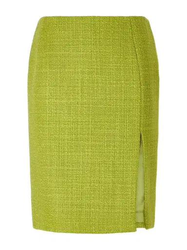 Balmain Bouclé-tweed Wool-blend Knee-length Skirt | Thumbnail 1