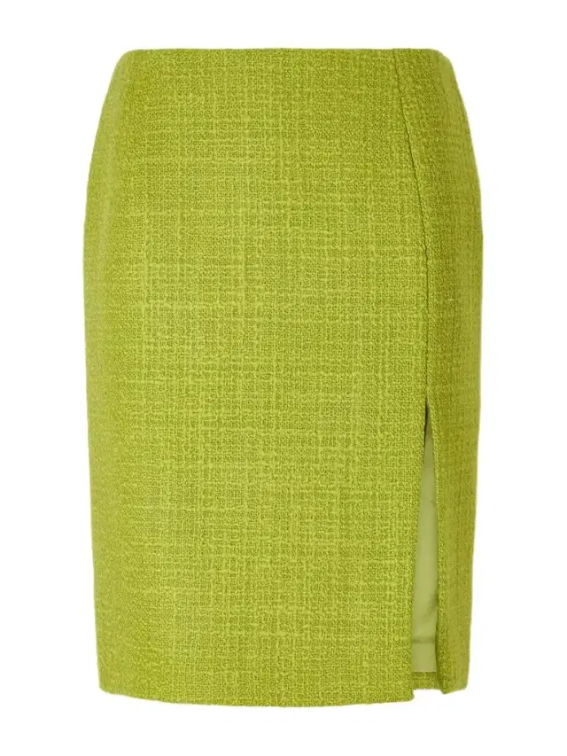 Balmain Bouclé-tweed Wool-blend Knee-length Skirt