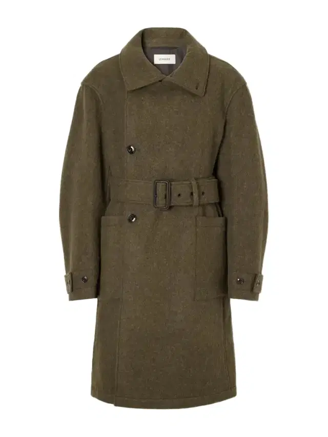 Belted Alpaca And Wool-blend Felt Coat Belted Alpaca And Wool-blend Felt Coat