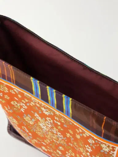 Dries Van Noten Printed Leather-trimmed Satin Shoulder Bag | Thumbnail 6 Dries Van Noten Printed Leather-trimmed Satin Shoulder Bag | Thumbnail 6
