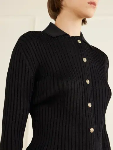 Balmain Ribbed Cardigan | Thumbnail 4