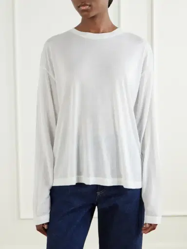 AGOLDE Sasha Tencel™ Lyocell-jersey T-shirt | Thumbnail 3