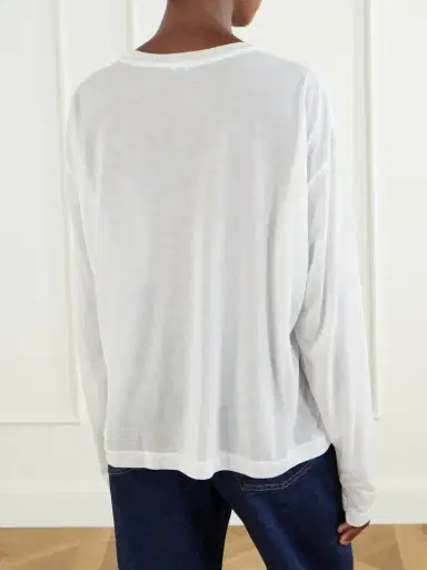 AGOLDE Sasha Tencel™ Lyocell-jersey T-shirt | Thumbnail 4
