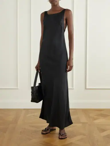 Le Kasha Open-back Silk-satin Maxi Dress | Thumbnail 2