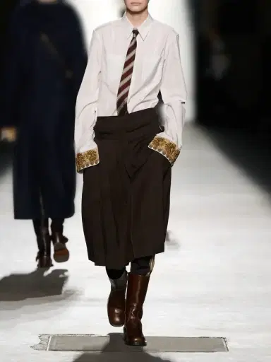 Dries Van Noten Striped Silk-jacquard Tie | Thumbnail 5 Dries Van Noten Striped Silk-jacquard Tie | Thumbnail 5