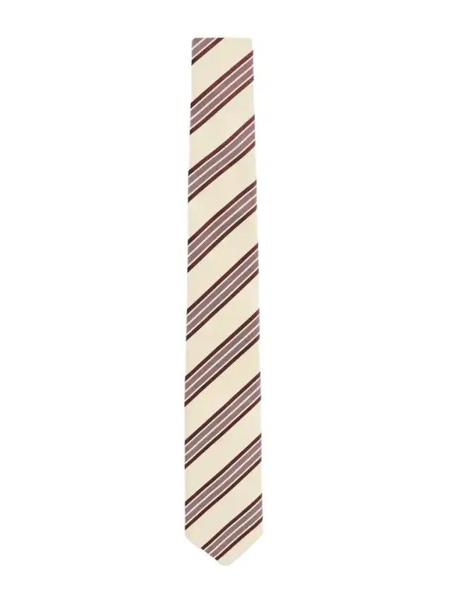 Dries Van Noten Striped Silk-jacquard Tie