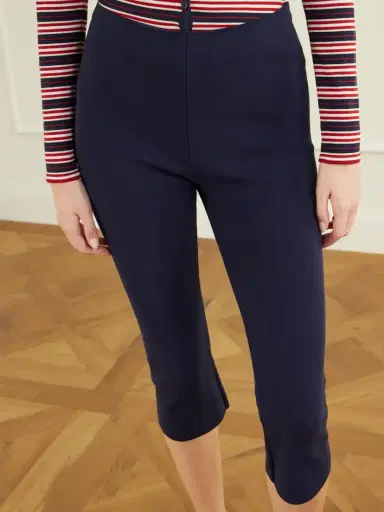 Faithfull Leandra High-rise Cotton-blend Slim-leg Capri Pants | Thumbnail 5