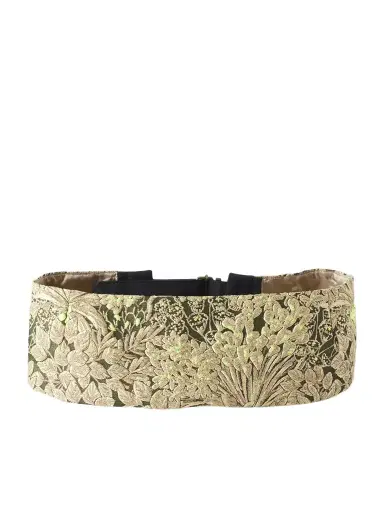 Dries Van Noten Floral-jacquard Belt | Thumbnail 1 Dries Van Noten Floral-jacquard Belt | Thumbnail 1