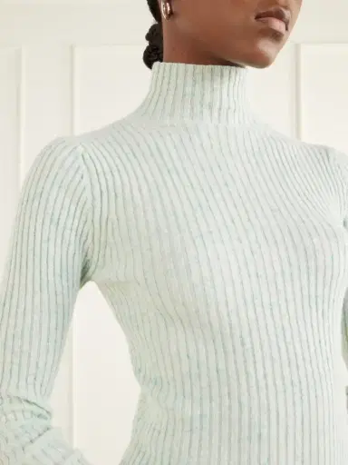 Auralee Ribbed Cashmere Turtleneck Sweater | Thumbnail 5