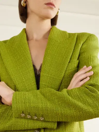 Balmain Bouclé-tweed Wool-blend Jacket | Thumbnail 4