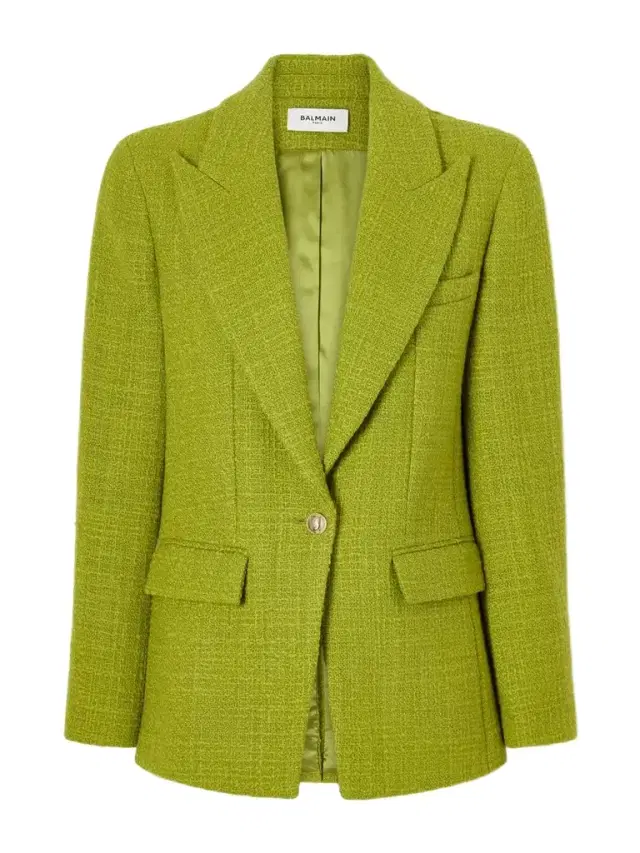 Balmain Bouclé-tweed Wool-blend Jacket