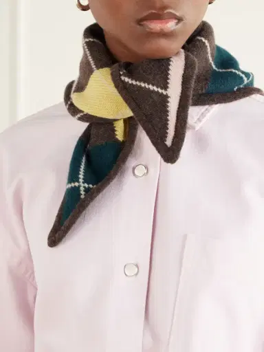 Daughter Ava Argyle Cashmere Scarf | Thumbnail 2