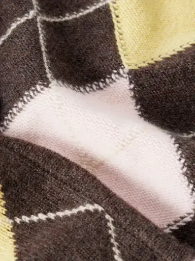 Daughter Ava Argyle Cashmere Scarf | Thumbnail 3