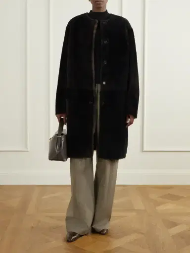 Loulou de Saison Elba Shearling Coat | Thumbnail 2