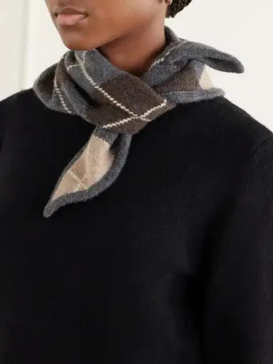 Daughter Ava Argyle Cashmere Scarf | Thumbnail 2 Daughter Ava Argyle Cashmere Scarf | Thumbnail 2
