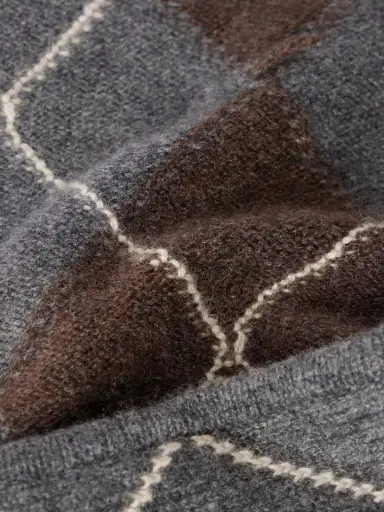 Daughter Ava Argyle Cashmere Scarf | Thumbnail 3 Daughter Ava Argyle Cashmere Scarf | Thumbnail 3