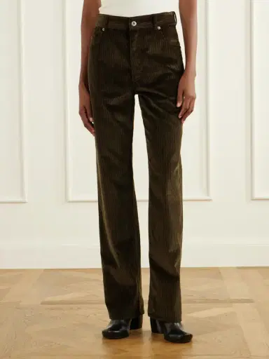 Loewe Cotton-corduroy Straight-leg Pants | Thumbnail 3