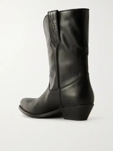 Golden Goose Wish Star Embroidered Leather Ankle Boots | Thumbnail 3