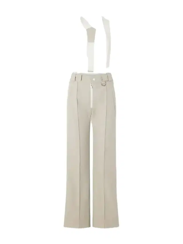 Pleated Flared Shell Ski Pants