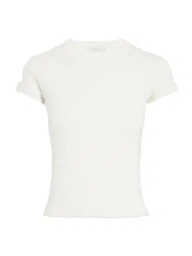 Faithfull Lisandra Scalloped Stretch Cotton-blend T-shirt | Thumbnail 1