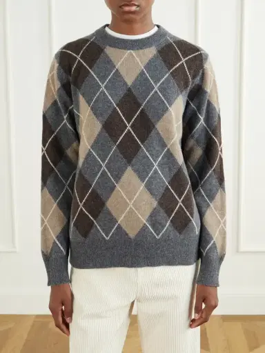 Daughter Ava Argyle Wool Sweater | Thumbnail 3 Daughter Ava Argyle Wool Sweater | Thumbnail 3