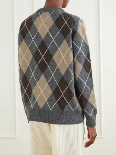 Daughter Ava Argyle Wool Sweater | Thumbnail 4 Daughter Ava Argyle Wool Sweater | Thumbnail 4