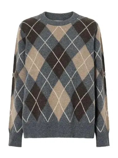 Daughter Ava Argyle Wool Sweater | Thumbnail 1 Daughter Ava Argyle Wool Sweater | Thumbnail 1