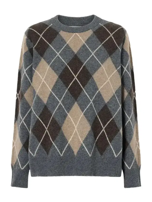 Daughter Ava Argyle Wool Sweater