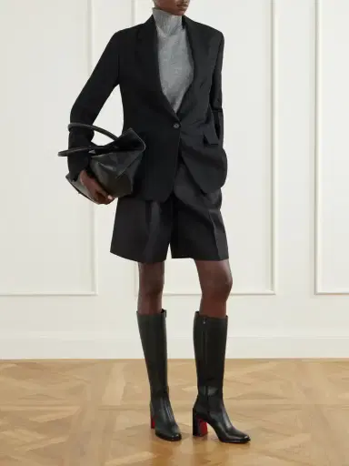 Christian Louboutin Iranina 85 Leather Knee Boots | Thumbnail 4 Christian Louboutin Iranina 85 Leather Knee Boots | Thumbnail 4