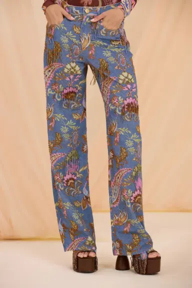 PatBo BOHO DENIM PANTS | Thumbnail 5 PatBo BOHO DENIM PANTS | Thumbnail 5