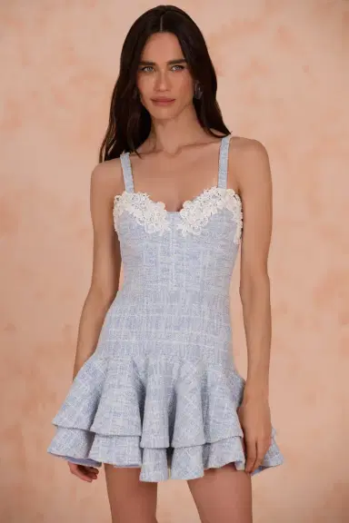 PatBo NOEMI TWEED MINI DRESS | Thumbnail 2