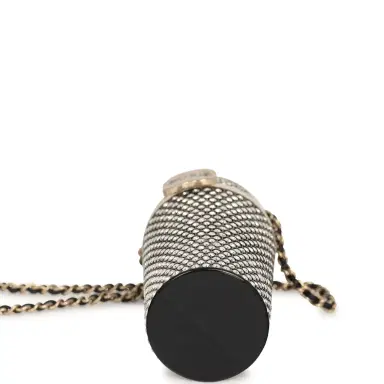 Chanel Chanel Crystal-Embellished Lipstick Case Long Necklace Black Resin, Crystals Light Gold Hardware | Thumbnail 7 Chanel Chanel Crystal-Embellished Lipstick Case Long Necklace Black Resin, Crystals Light Gold Hardware | Thumbnail 7