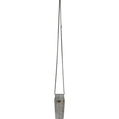 Chanel Chanel Crystal-Embellished Lipstick Case Long Necklace Black Resin, Crystals Light Gold Hardware | Thumbnail 9 Chanel Chanel Crystal-Embellished Lipstick Case Long Necklace Black Resin, Crystals Light Gold Hardware | Thumbnail 9