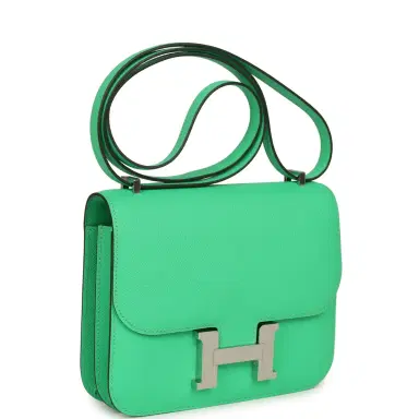 HERMÈS Hermes Constance 18 Vert Comics Epsom Palladium Hardware | Thumbnail 2 HERMÈS Hermes Constance 18 Vert Comics Epsom Palladium Hardware | Thumbnail 2
