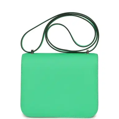 HERMÈS Hermes Constance 18 Vert Comics Epsom Palladium Hardware | Thumbnail 4 HERMÈS Hermes Constance 18 Vert Comics Epsom Palladium Hardware | Thumbnail 4