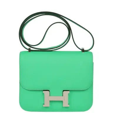 HERMÈS Hermes Constance 18 Vert Comics Epsom Palladium Hardware | Thumbnail 1 HERMÈS Hermes Constance 18 Vert Comics Epsom Palladium Hardware | Thumbnail 1