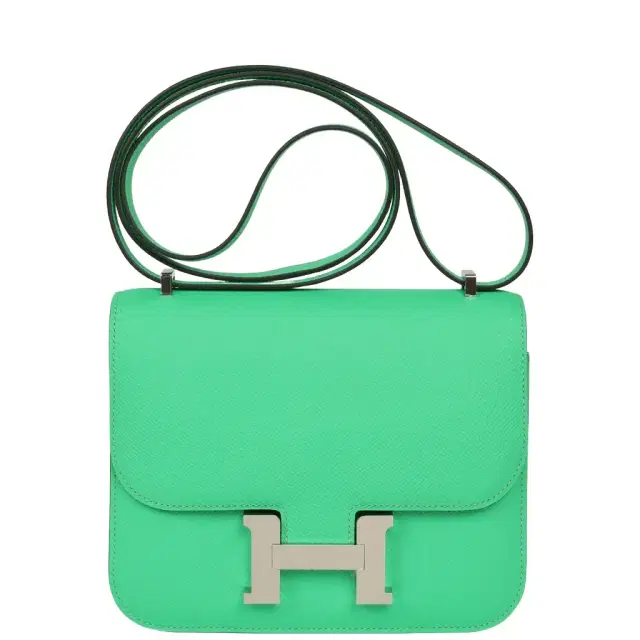 HERMÈS Hermes Constance 18 Vert Comics Epsom Palladium Hardware