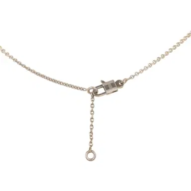 HERMÈS Pre-owned Hermes Amulettes Kelly Pendant Necklace Diamonds 18K White Gold | Thumbnail 6