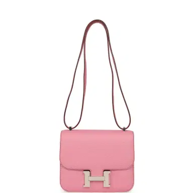 HERMÈS Pre-owned Hermes Constance 18 Bubblegum Epsom Palladium Hardware | Thumbnail 7 HERMÈS Pre-owned Hermes Constance 18 Bubblegum Epsom Palladium Hardware | Thumbnail 7