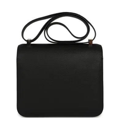 HERMÈS Pre-owned Hermes Constance 24 Black Epsom Palladium Hardware | Thumbnail 4 HERMÈS Pre-owned Hermes Constance 24 Black Epsom Palladium Hardware | Thumbnail 4