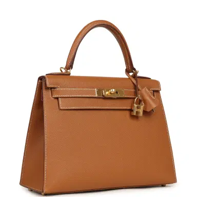 HERMÈS Pre-owned Hermes Kelly Sellier 28 Gold Epsom Gold Hardware | Thumbnail 2 HERMÈS Pre-owned Hermes Kelly Sellier 28 Gold Epsom Gold Hardware | Thumbnail 2