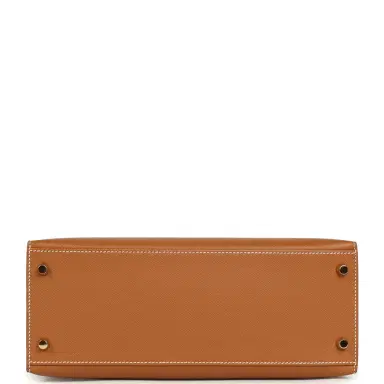 HERMÈS Pre-owned Hermes Kelly Sellier 28 Gold Epsom Gold Hardware | Thumbnail 6 HERMÈS Pre-owned Hermes Kelly Sellier 28 Gold Epsom Gold Hardware | Thumbnail 6