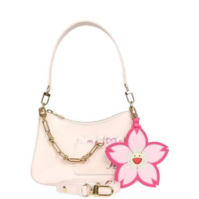 Louis Vuitton Pre-owned Louis Vuitton X Takashi Murakami Cherry Blossom Marellini Cheeky Pink Epi Gold Hardware