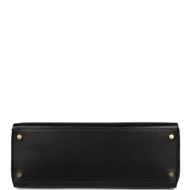 HERMÈS Vintage Hermes Kelly Retourne 32 Black Box Gold Hardware | Thumbnail 6 HERMÈS Vintage Hermes Kelly Retourne 32 Black Box Gold Hardware | Thumbnail 6